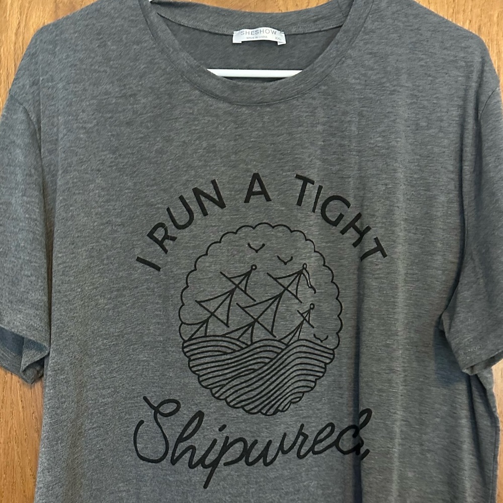 Women's graphic soft cotton blend tee 2x